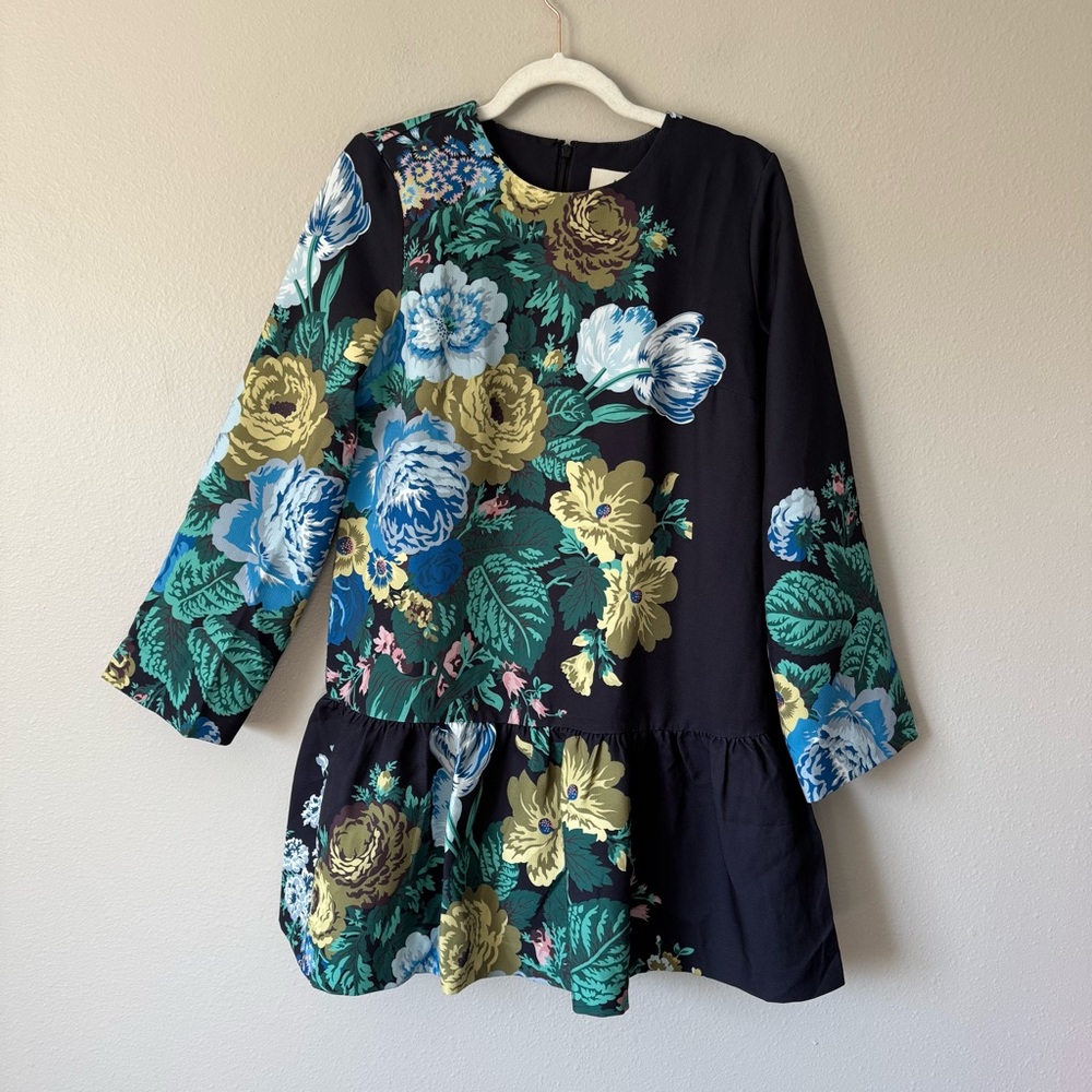 Tuckernuck Black Verdant Bouquet Floral Pierce Dress - Picture 2 of 9